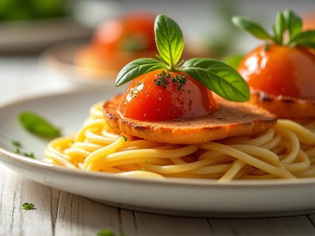 Styled gourmet dishes ready for photoshoot
